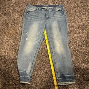 Ruff Hewn Women's Skinny Jeans - Light Blue